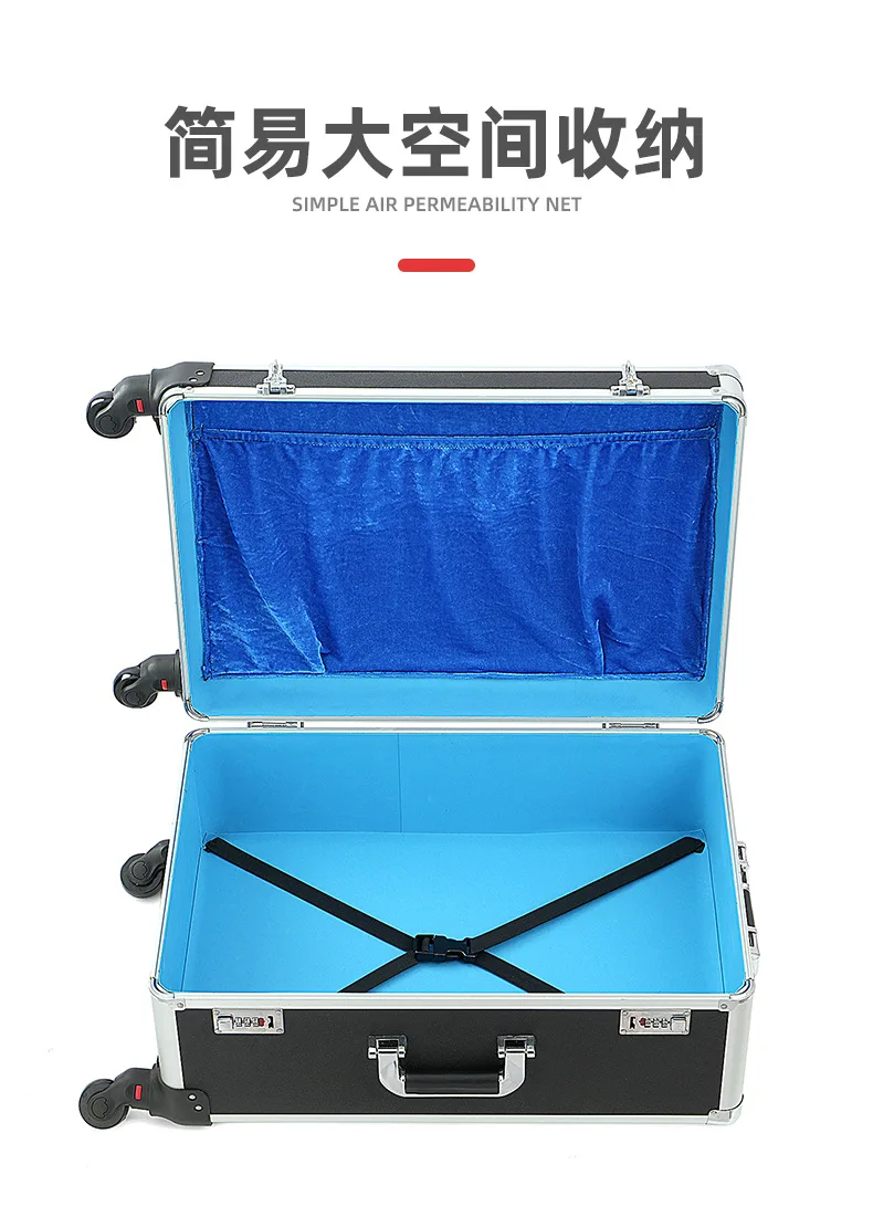 Precise instrument Carrying case High quality Luggage bags Waterproof wear-resistant Suitcase Aluminium alloy Flight case box