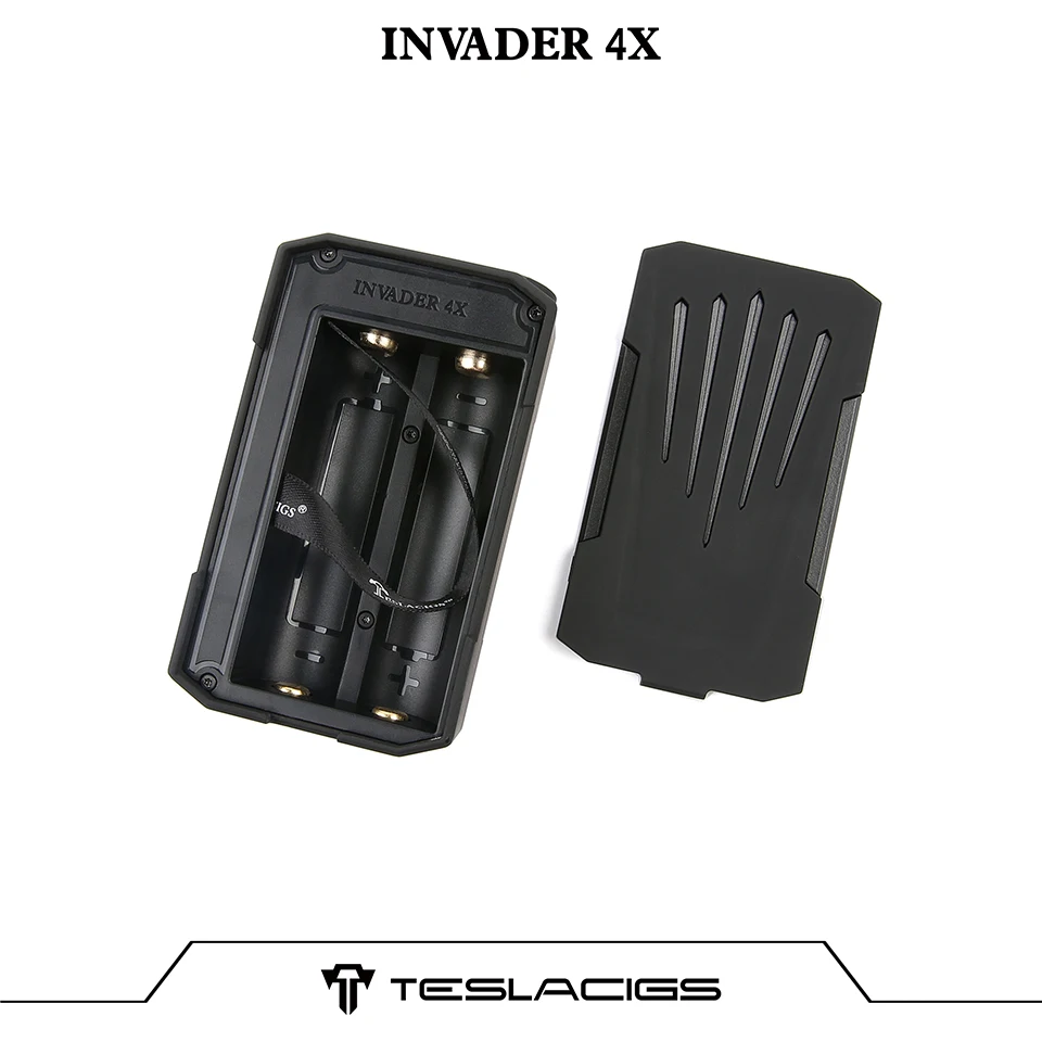 Original Tesla Invader 4X Box MOD vape for Invader 4X Kit Adjustable Voltage Electronic Cigarette Vape Mod VS voopoo drag 2 (8)