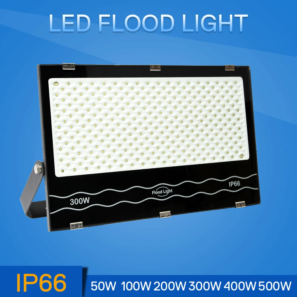 

FloodLight Outdoor Lighting Projector Reflector Exterior wall waterproof Garden Square LED Spotlight 50W 100W 200W 300W 400W led