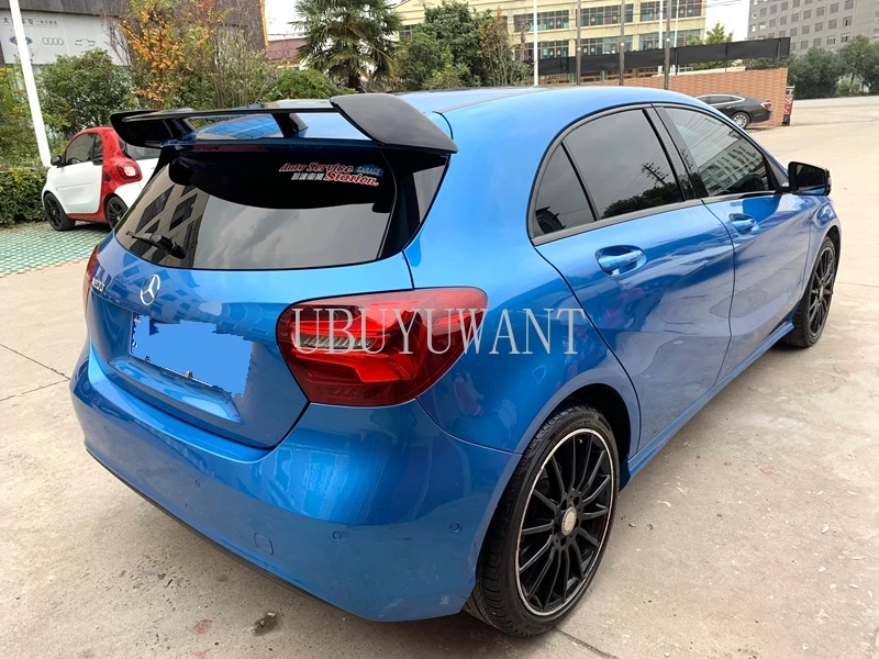 Спойлер для W176 2013- Mercedes-Benz W176 a-класс A180 A200, спойлер из АБС-пластика, заднее крыло автомобиля, цветной задний спойлер