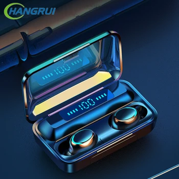 

F9 Mini Bluetooth Earphones TWS Wireless Headphones In-ear Sports Running Headset 2000mah Power Bank Support iOS/Android HD Call