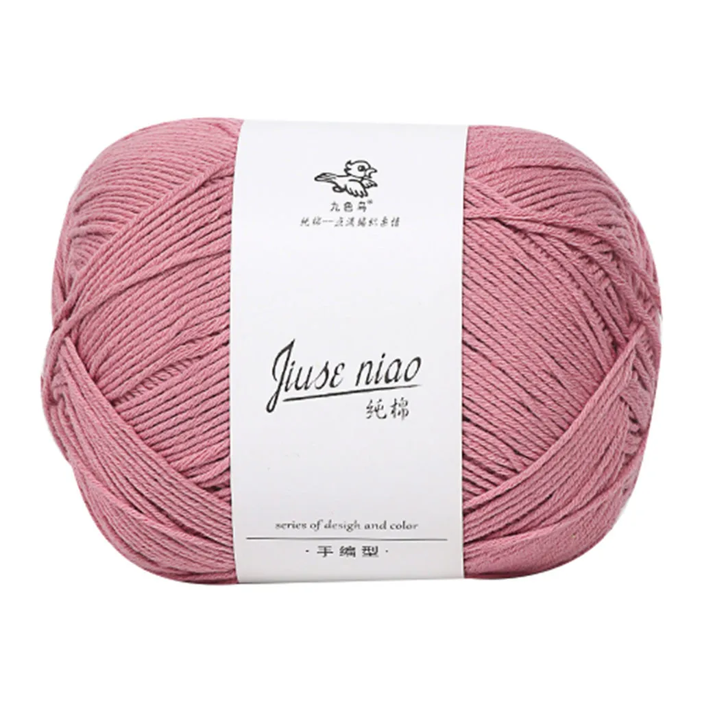 J Высокое качество, теплая молочная хлопковая пряжа, Детская шерстяная пряжа для детей, ручная работа, вязаная пряжа, вязаное одеяло, пряжа для вязания крючком - Цвет: J