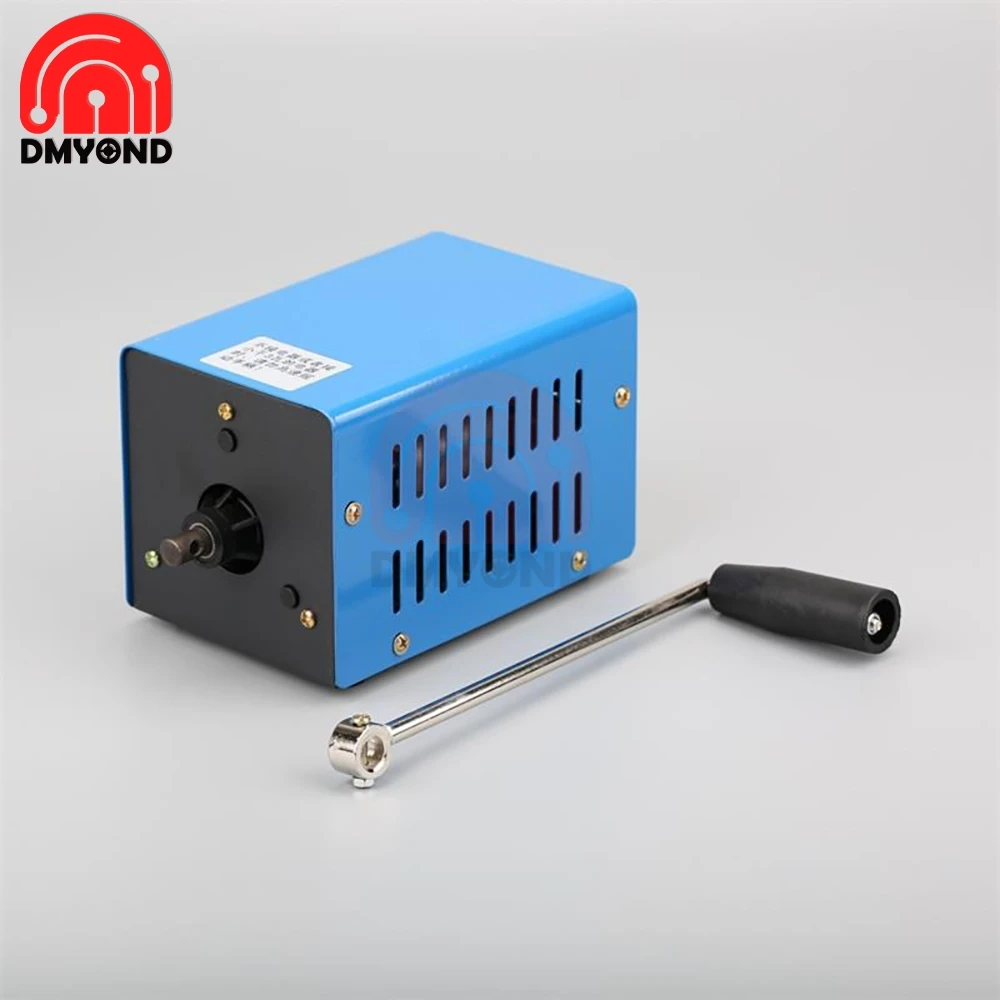 Dynamoteur d'urgence à manivelle haute puissance, générateur de charge USB,  camping en plein air, banque d'alimentation de survie, 3V-15V, 12V