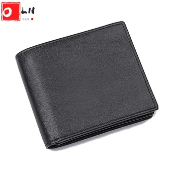 

OLN Brand Men's Leather Wallet With Rfid Blocking And Card Holder Purse For Men With Coin Pocket Made Of Leather