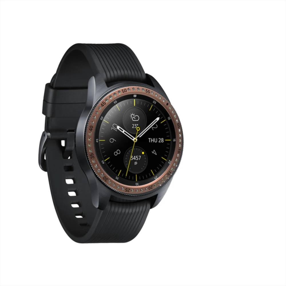 Ободок для samsung gear S3 Frontier модный металлический набор бриллиантовый ободок устойчивый к царапинам для samsung Galaxy series Watch 42 мм 46 мм