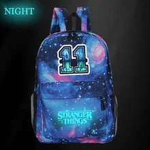 Странные Вещи рюкзак светящийся Galaxy Космический рюкзак для ноутбука школьные сумки для подростков мальчиков девочек повседневные дорожные рюкзаки