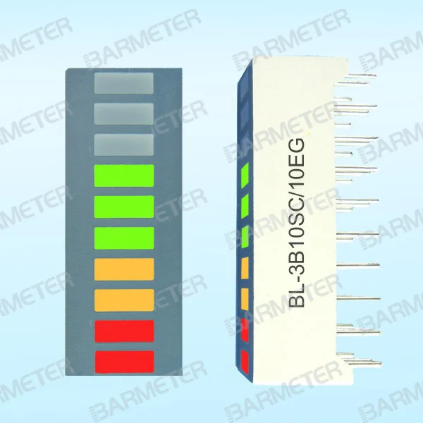 

BL-3B10SC / 10EG Factory Direct Sales 10 Segment Three Color LED Light Bar Display Device Led Bargraph