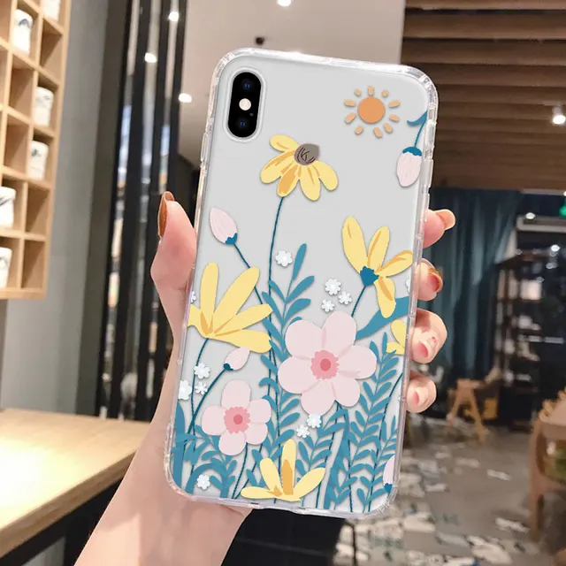 Case For ASUS ZenFone 4 max ZC520KL ZC554KL Cases Silicone Flower Funda ZenFone 5 5Z ZS620KL ZE620KL selfine Pro Covers O126