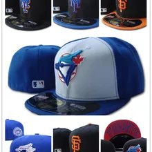 Высокое качество Toronto Blue Jay облегающие шляпы бейсболки SF Giants хип-хоп Bone для мужчин и женщин модные Mets закрытые Gorras