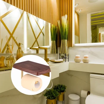 

Practical Wall-Mount Metal Tissue Roll Rack Toilet Paper Holder Bathroom Paper Holder