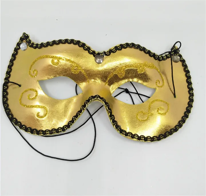 4  EVA Glitter Powder Masks Animal Cat Face Gold Silver Red Color Mask For Women Girls Masquerade Carnival Party Decor Cosplay Mask