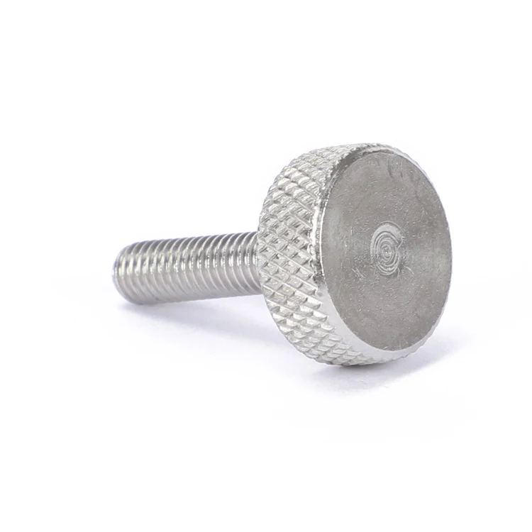 CHINA-M4x8mm 5pcs -Vis à tête moletée en acier inoxydable, M2 M2.5 M3