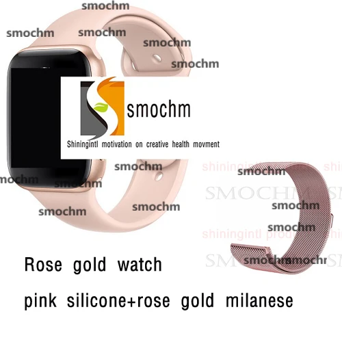 Smochm IWO 12 44 мм 40mm1: 1 Carnaval Bluetooth умные часы серии 5 IWO 8 Plus IWO 9 спортивные умные часы для Apple iPhone Android - Цвет: RGold and RGold Mila