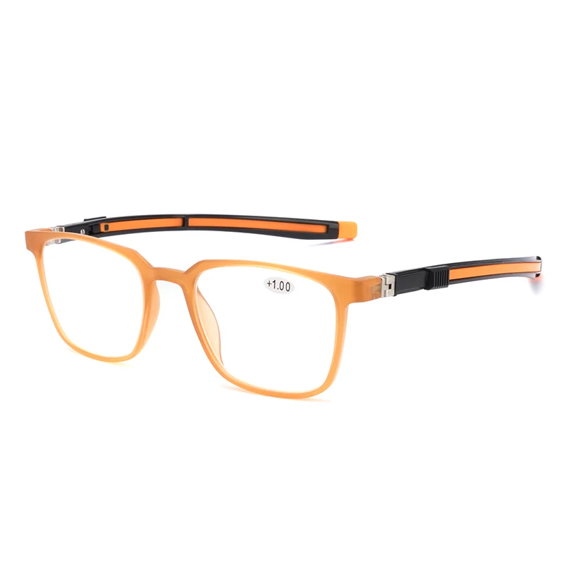 Магнитные очки для чтения унисекс для мужчин и женщин с регулируемой шеей TR90 квадратная оправа Магнитные очки для пресбиопии+ 1,00+ 1,50+ 2,00 - Цвет оправы: C2