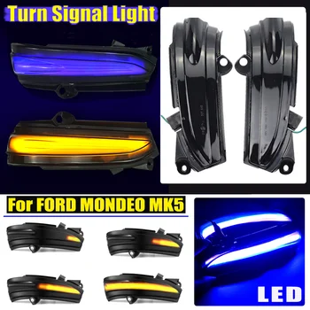 

For FORD MONDEO MK5 2014-2019 MK V 5 LED Side Wing Dynamic Turn Signal Light Rearview Mirror Indicator car accessories