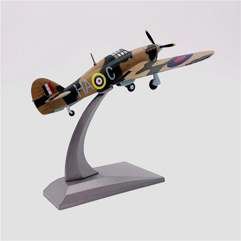 1/72 WW2 самолет британский истребитель ураган с коробкой литья под давлением пластиковая модель хорошее украшение пластиковая коллекция подарок на день рождения игрушка