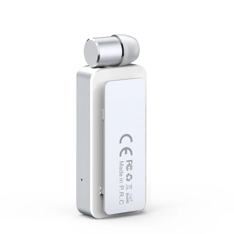 Fineblue F2 Беспроводные наушники с зажимом, наушники с громкой связью, Bluetooth 5,0, вибрационные Беспроводные наушники с звонками, голосовые напоминания