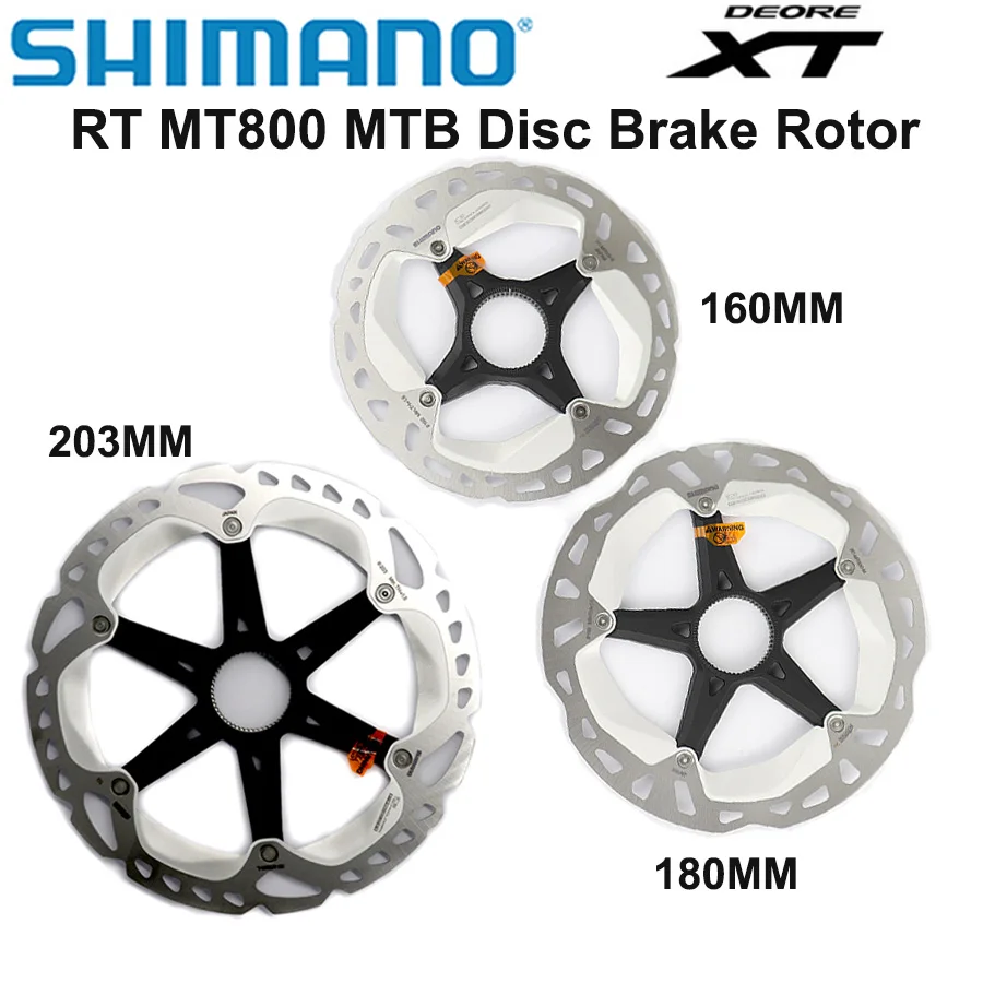Shimano DEORE XT RT MT800 ice Point Technology Brake Disc CENTER LOCK Disc Rotor Mountain Bikes Disc MT800 160MM 180MM