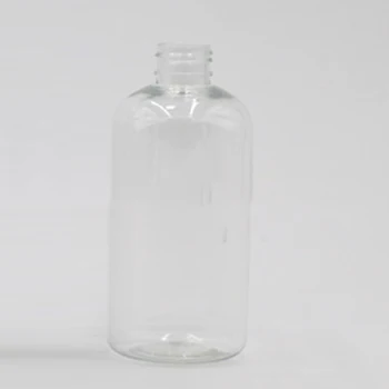 

3/5PCS 250ML Empty Plastic Pump Bottles - Clear W/ Black Lotion Dispensers Clear Plastic With A Glass Look Toilet