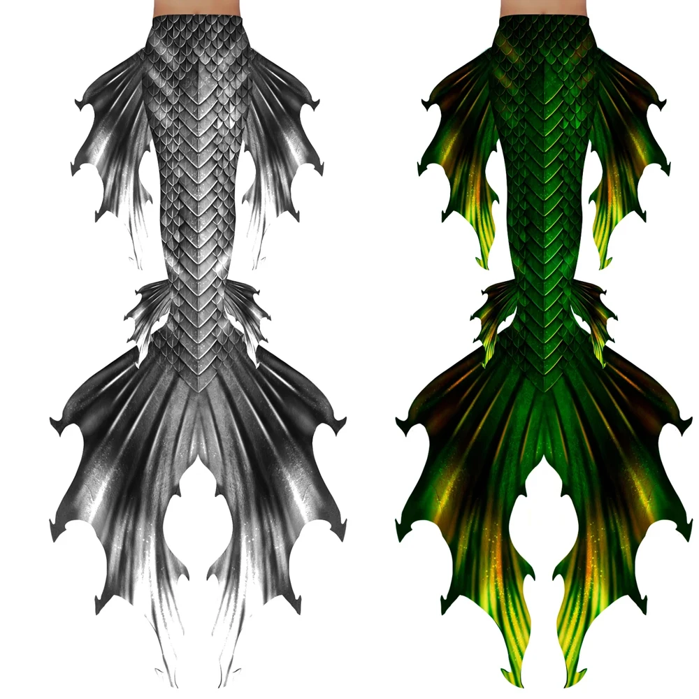 

Mermaid Tail Swimable Mermaid Tails Without Monofin for Swimming Beach Artifact Halloween Cosplay Costume Christmas Gift