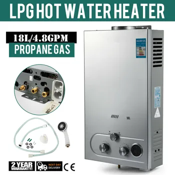 

18L 4.8 GPM LPG Gas Propane Instant Tankless Hot Water Heater Boiler Bath