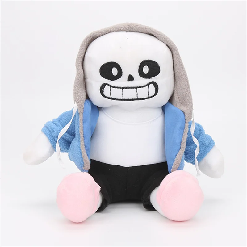 Game Undertale Plush Toy 20cm/8inch Sans Plushies Figures Cartoon Character Stuffed Skull Soft Dolls Children Best Birthday Gift
