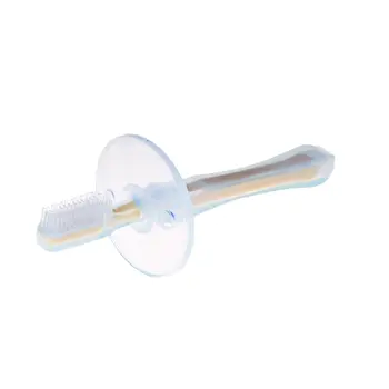 

Silicone toothbrush with canpol limiter art. 10/500 yellow