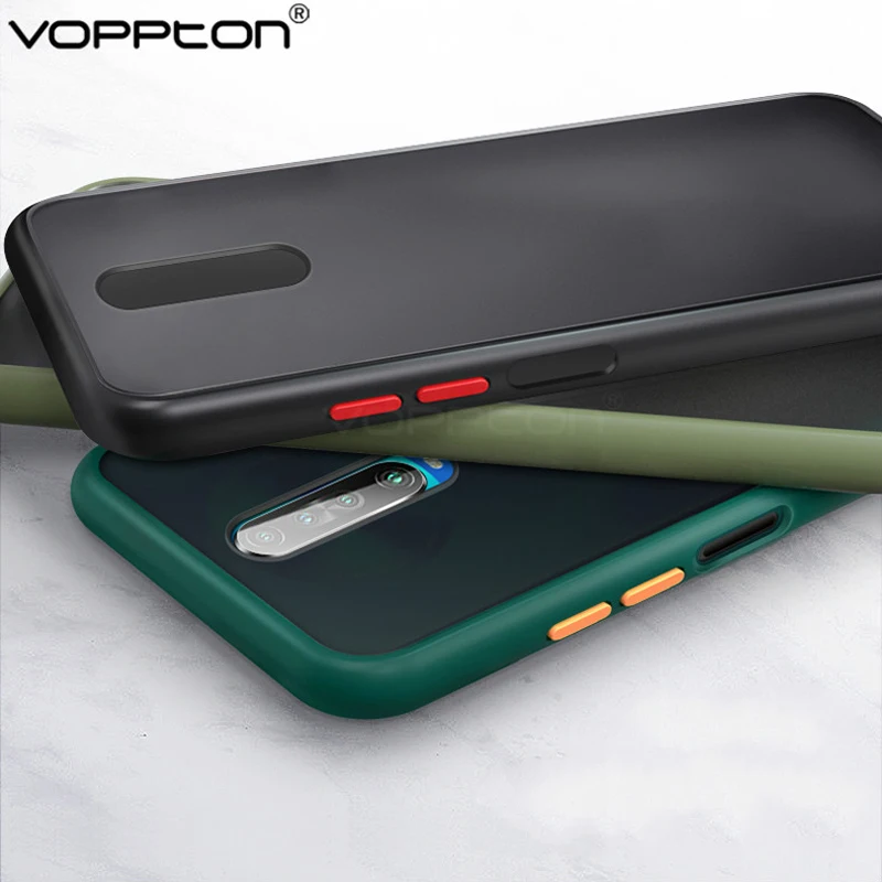 Матовый полупрозрачный чехол для POCOPHONE POCO X2 телефона силиконовая рамка жесткая