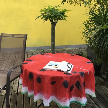 

Multifunction Summer Round Beach Towel Food Printing Tablecloth Wall Hanging Tapestry Carpet for Home KTV Decorations