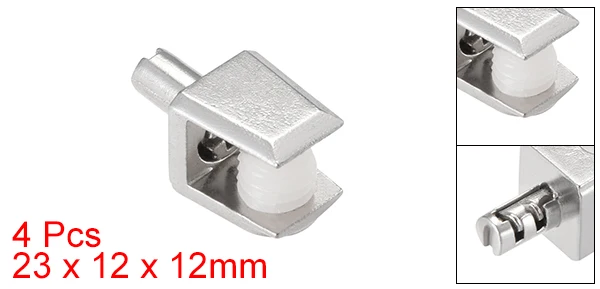 Type01 - 4 Pack Uxcell 2/4/10 упаковок Стекло брэкеты из цинкового сплава Регулируемый зажим для стекла зажим вала крепление для 5-8 мм толщиной серебряный тон - Цвет: Type01 - 4 Pack