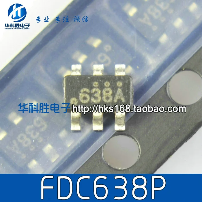FDC638P FDC638 MOS SOT23-6 трубка с полевым эффектом