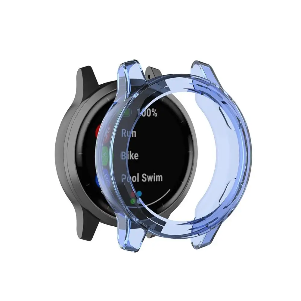 Мягкий ТПУ защитный силиконовый чехол для Garmin vivoactive 4 4S аксессуары для умных часов защитная оболочка vivoactive#1031