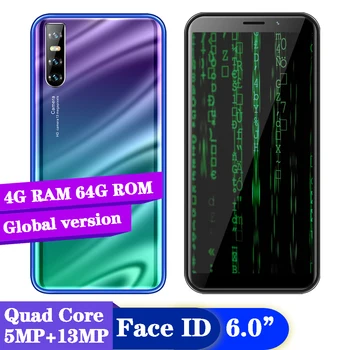 

Mate 30 Pro 4G RAM+64G ROM Smartphones 13MP 6.0inch 18:9 Face Unlocked Celulares Mobile Phones Quad Core MTK6580 Android Phones