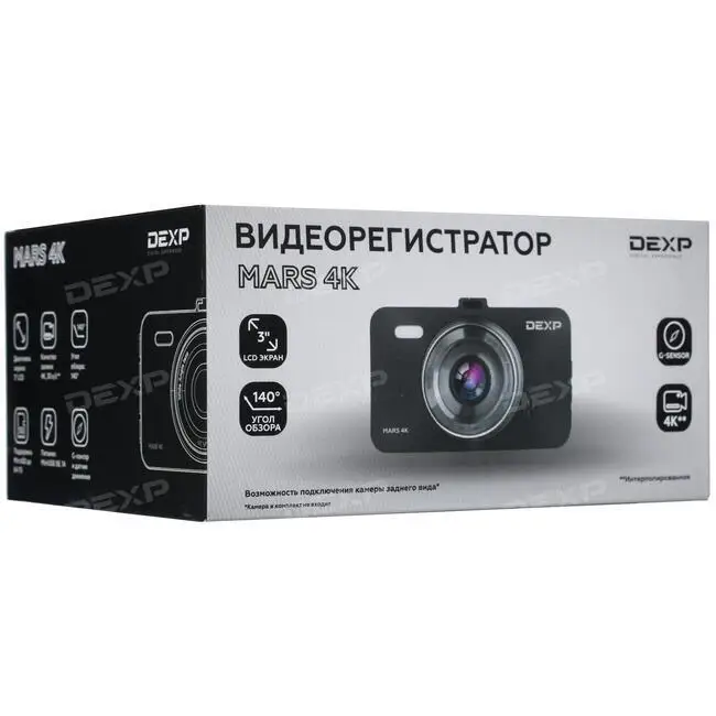 Видеорегистратор DEXP Mars 4K [4K No GPS 3&quot] | Автомобили и мотоциклы