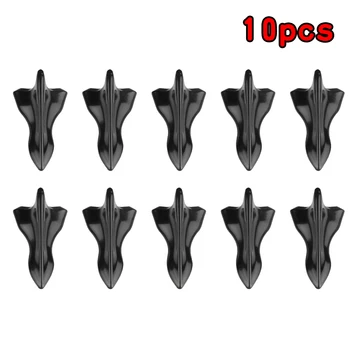 

10Pcs New Shark Fin Wing Diffuser Vortex Generator Car Roof Spoiler Bumper New