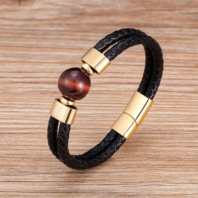 Red Tiger Eye -Gold