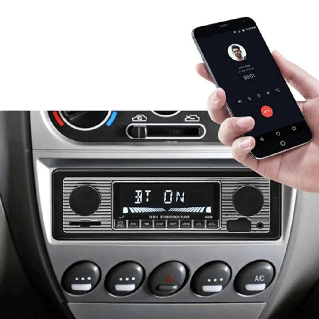 Автомобильный Bluetooth MP3-плеер цифровой радио 178x50x125 мм FM стерео как изображение радио DC12V 87,5-108 МГц