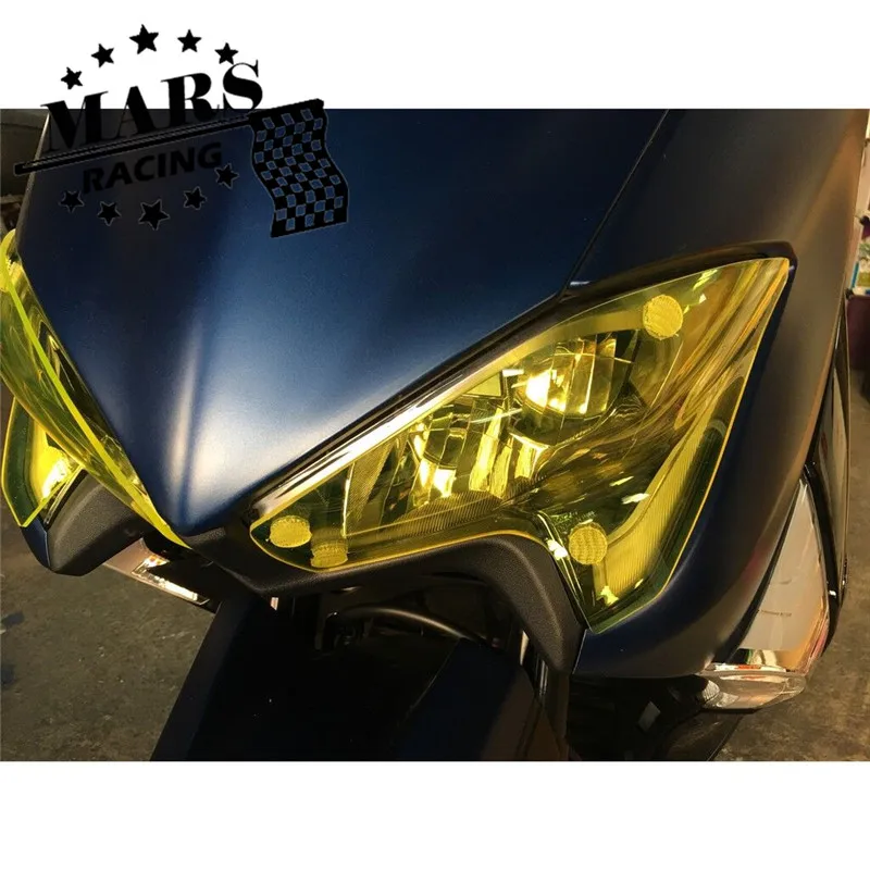 Motorcycle Smoke Headlight Screen Guard Protector Cover For Yamaha TMAX 530 2016 