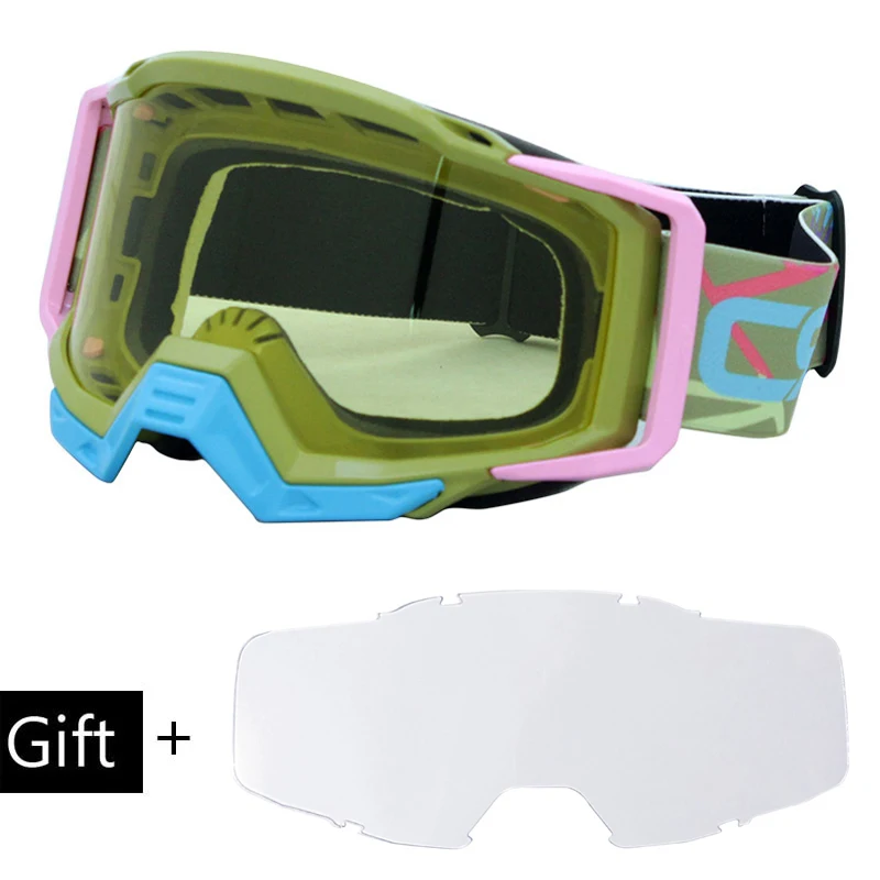Бренд очки для мотокросса ATV DH MTB Лыжный спорт глаз Ware MX внедорожные шлемы очки Gafas для мотоциклетных очков - Цвет: F