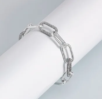 

New Me Collection Bracelets Me Link Bracelet Fits Me Collection Dangle Charms 925 Sterling Silver Jewelry Woman Fashion Bracelet