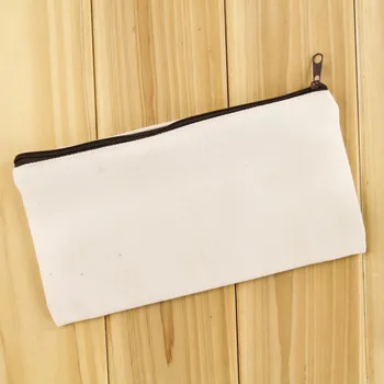 

New Blank Coin Purse Painting Zipper Bag Creative Printing Coin Purse General Canvas Pencil Storage Bag