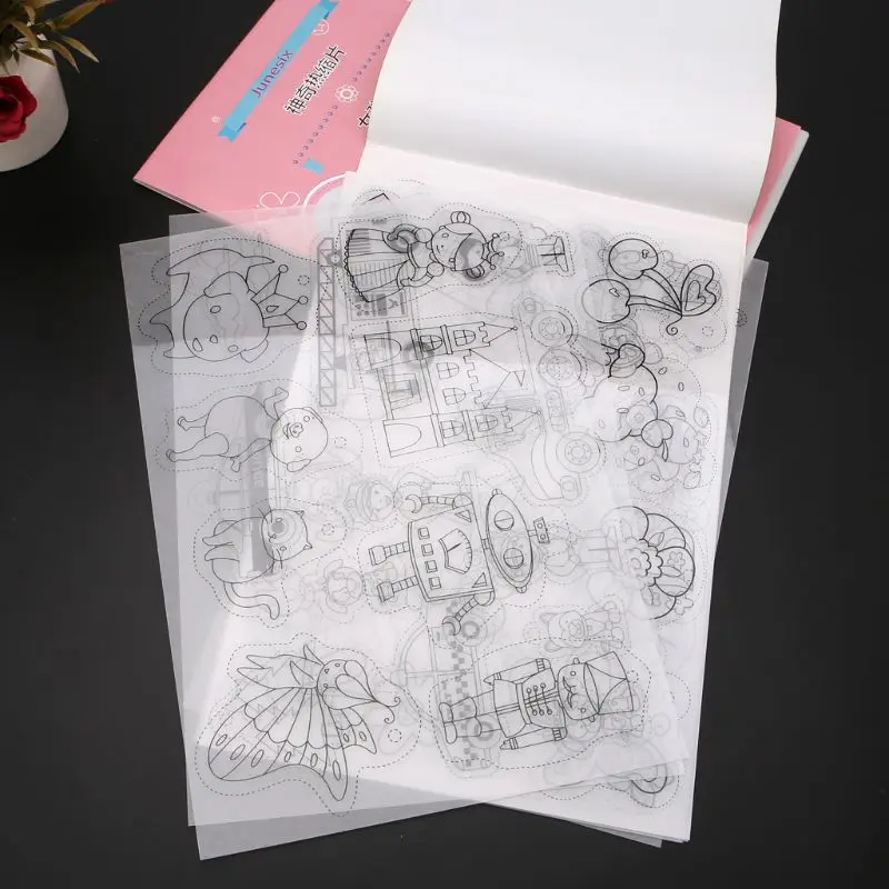 8 упаковок термоусадочные листовые художественные дизайнерские бумаги для детей DIY ювелирное изделие с изображением проектов AXYD