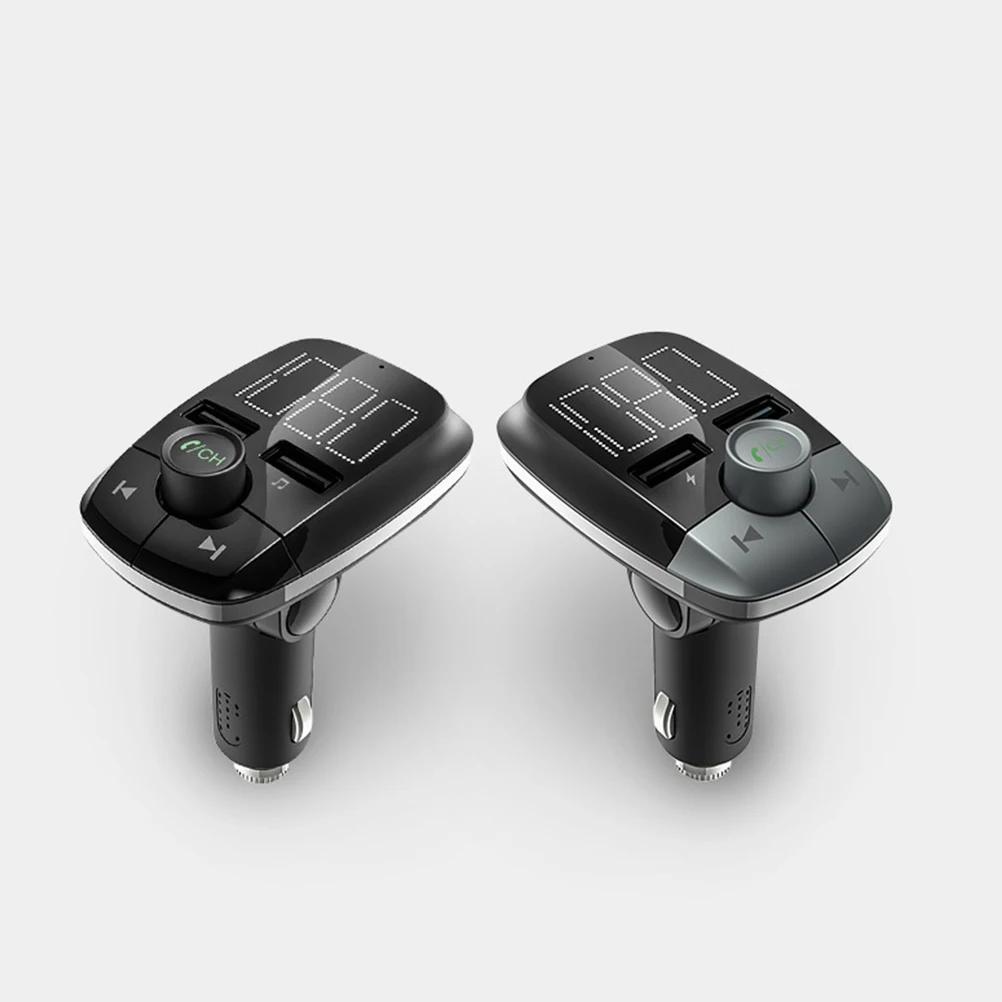 1 шт. 2.4A автомобильный двойной USB зарядное устройство Порты адаптер сплиттер конвертер музыкальный плеер автомобильное напряжение диагностировать дисплей