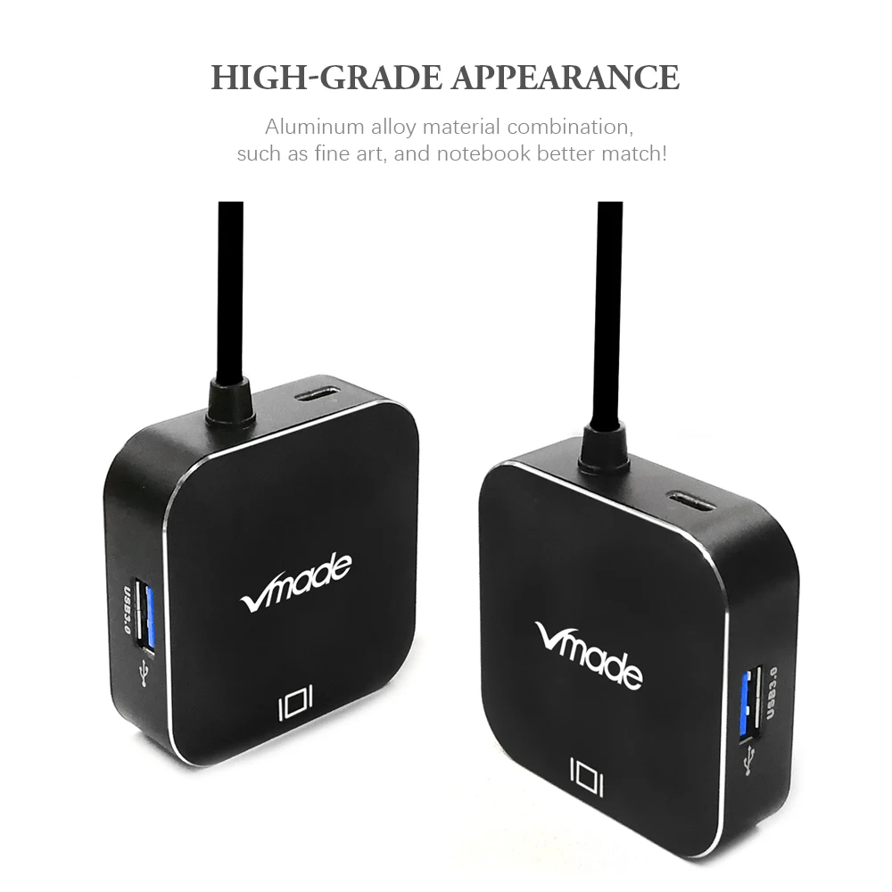 Оригинальный концентратор USB 3 0 типа C HDMI/VGA Мини конвертер адаптер для MacBook Pro/Google