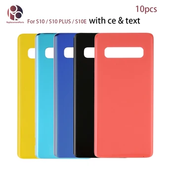 

10pcs Battery Back Cover For Samsung Galaxy S10 / S10 Plus / S10E Door Housing with Sticker Replacement Parts