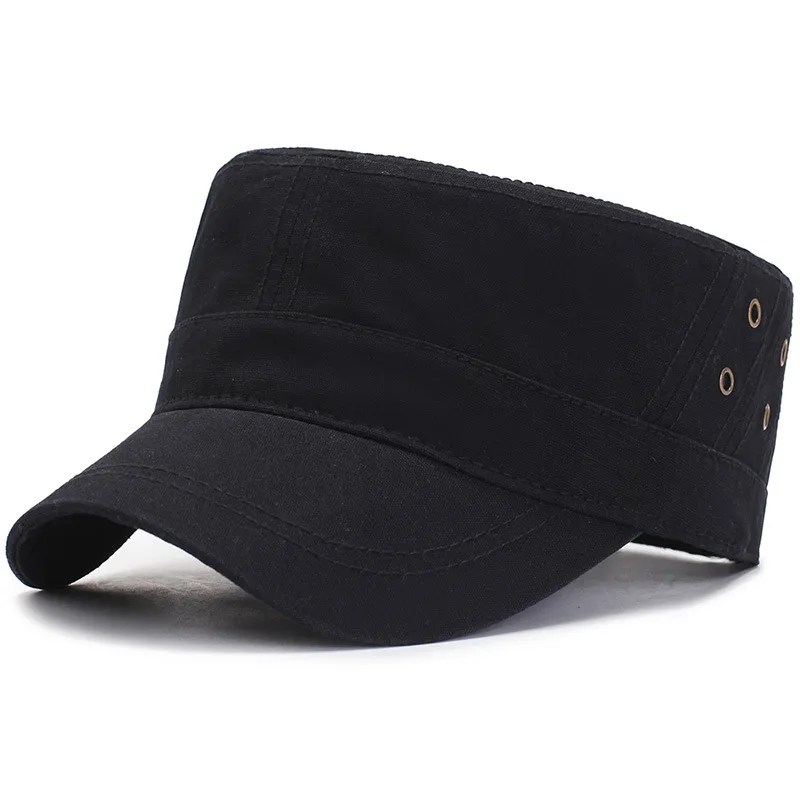 

Factory Hat Wholesale Simple Korean Spring, Summer, Autumn and Winter Light Board Outdoor Military Cap Men and Women Casual Flat