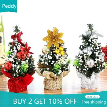

Mini Christmas Decoration Tree Festival Desktop Decoration Small Tree Tree Festival Party Decoration for Home New Year 2021