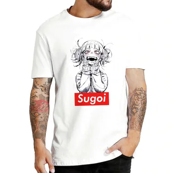 

My Hero Academia T Shirt Men Fashion Tshirt Boku No Hero Academia Anime Kawaii Himiko Toga t-shirt Graphic Tops Tees Male 90s