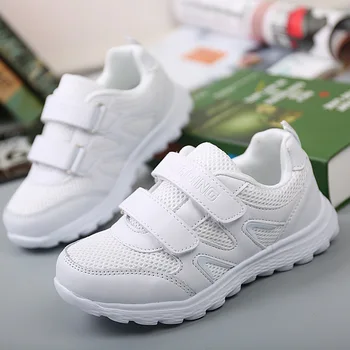 

N58-2 school shoes girls sneakers Children's white sports shoes breathable running shoes