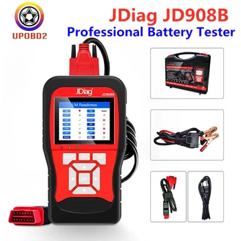 

JDiag JD908B OBD2 San Tool+12V Professional Battery Tester 2 IN 1 Diagnostic Tool World Premiered Intelligent Dual System